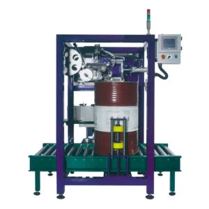 CM Fully Auto 200L Steel Drum Smart Labelling Machine